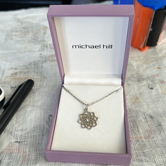 MICHAEL Michael Kors Jewelry - Lovely 925 Sterling Crown Chakra Lotus Necklace
